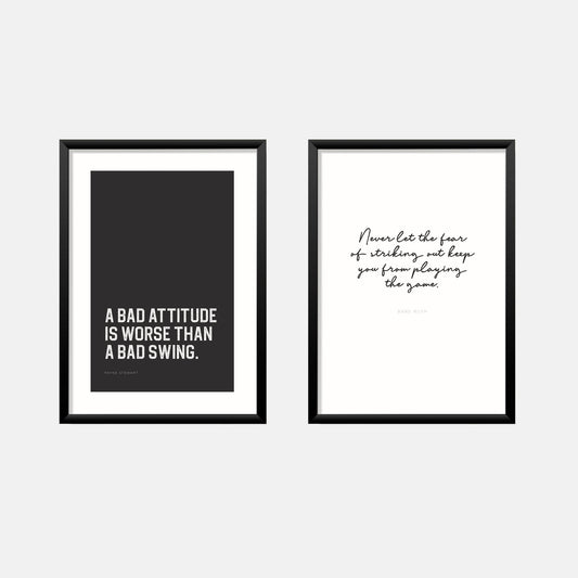 Baseball Inspired Quote DIGITAL Posters Set of 2